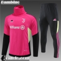 Tute Calcio Collo alto Juventus rosa Bambini 22 23 TK562