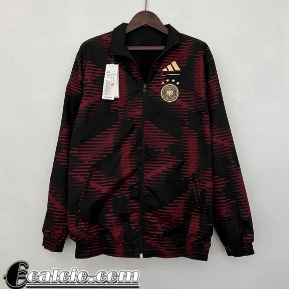 Giacca a vento Germania Nero rosso Uomo 23 24 WK274