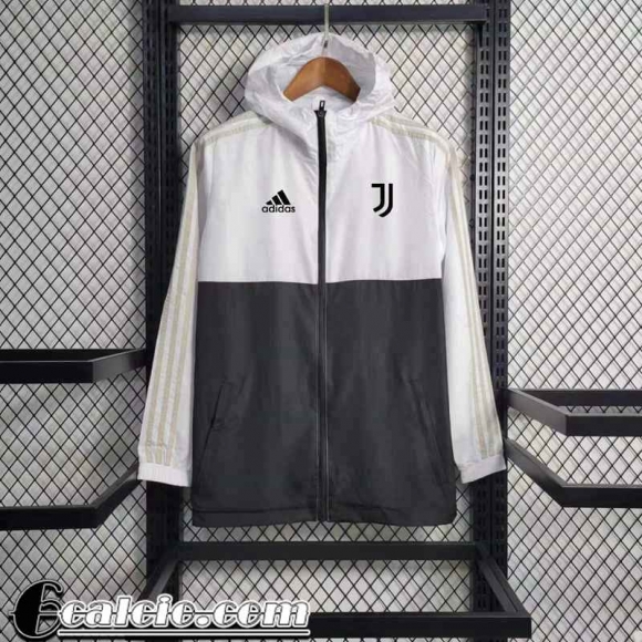 Giacca a vento Juventus bianco nero Uomo 23 24 WK334