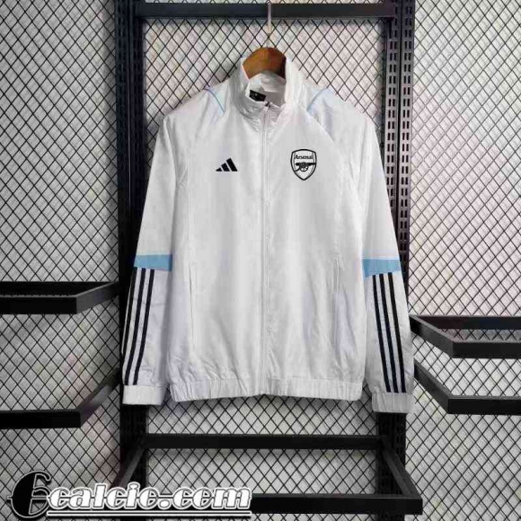 Giacca a vento Arsenal Bianco Uomo 23 24 WK356