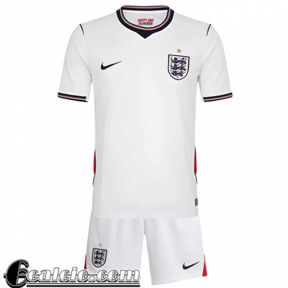 Inghilterra Maglia Calcio Prima Bambini Coppa del Mondo 2026 Inghilterra Maglia Calcio Prima Bambini Coppa del Mondo 2026