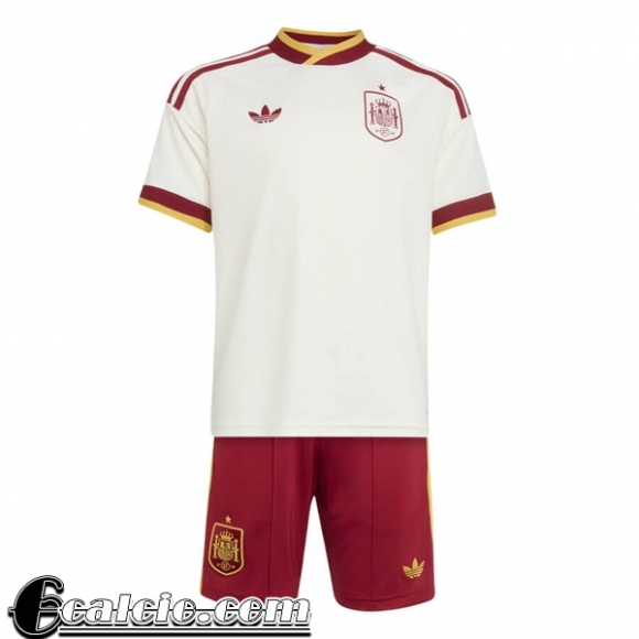 Spagna Maglia Calcio Seconda Bambini Coppa del Mondo 2026 Spagna Maglia Calcio Seconda Bambini Coppa del Mondo 2026