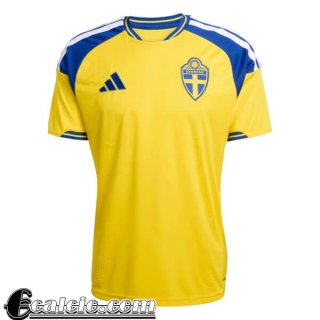 Svezia Maglia Calcio Prima Uomo Coppa del Mondo 2026 Svezia Maglia Calcio Prima Uomo Coppa del Mondo 2026
