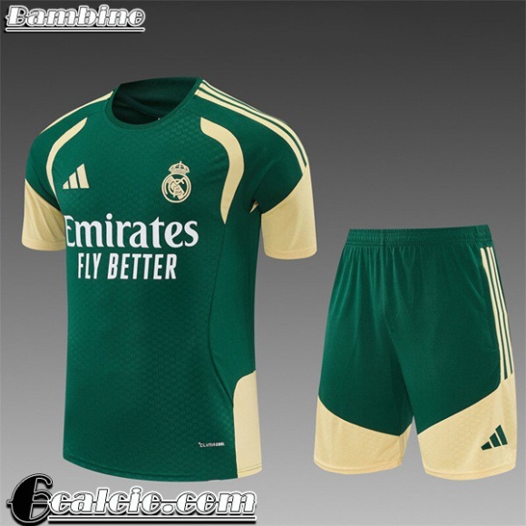 Real Madrid kit: maglietta a maniche senza Bambini 26-27 H900 Real Madrid kit: maglietta a maniche senza Bambini 26-27 H900