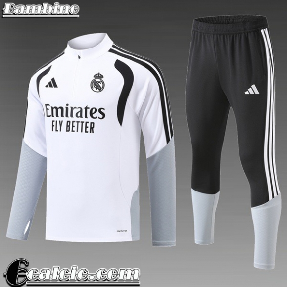 Real Madrid kit: Tute Calcio Bambini 26-27 C1040 Real Madrid kit: Tute Calcio Bambini 26-27 C1040