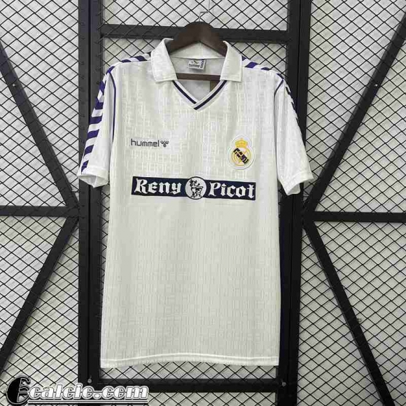 Real Madrid Retro Maglia Calcio Prima Uomo 89 90 FG709
