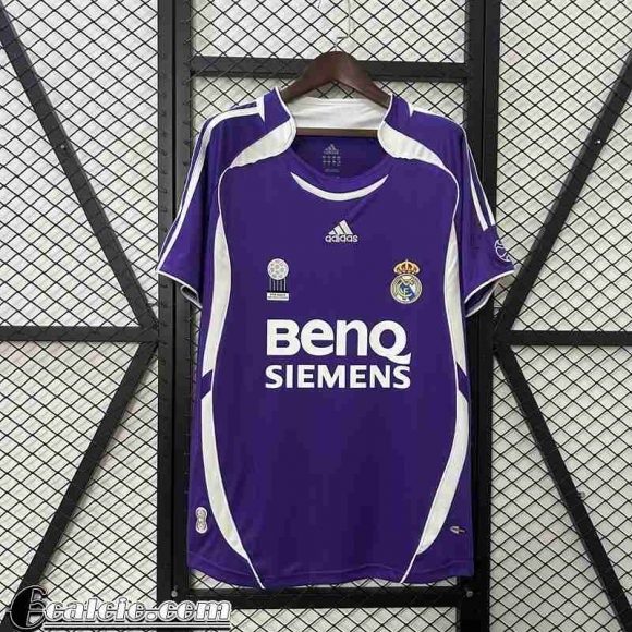 Real Madrid Retro Maglia Calcio Terza Uomo 06 07 FG717