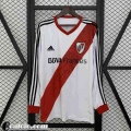River Plate Retro Maglia Calcio Prima Uomo Manga Larga 13 14 FG727