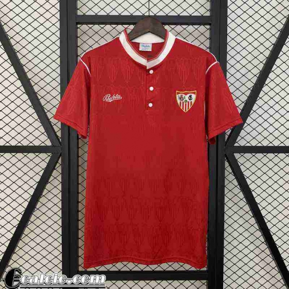 Sevilla Retro Maglia Calcio Seconda Uomo 91 92 FG760