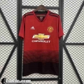 Manchester United Retro Maglia Calcio Prima Uomo 18 19 FG781