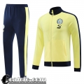 Full-Zip Giacca Manchester City giallo pallido Uomo 23 24 JK725