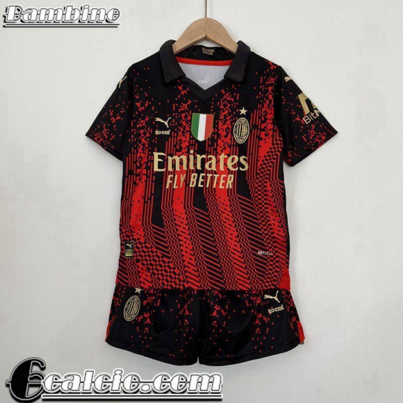 Maglie calcio AC Milan Quarto stadio Bambini 23 24 MK03