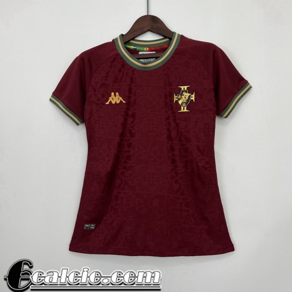 Maglie calcio Vasco da Gama rosso Donna 23 24 MW03