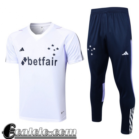 Polo Shirts Cruzeiro Bianco Uomo 23 24 PL668