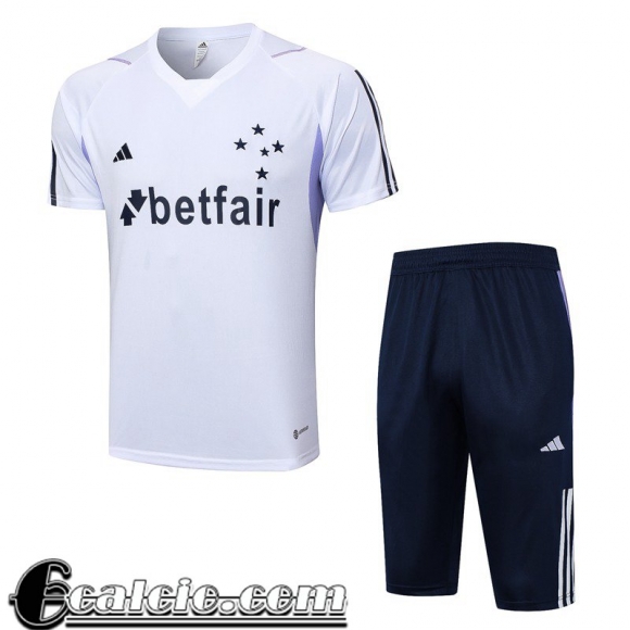 Polo Shirts Cruzeiro Bianco Uomo 23 24 PL686