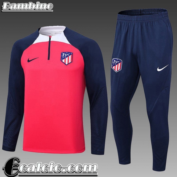 Tute Calcio Atletico Madrid rosso Bambini 23 24 TK597