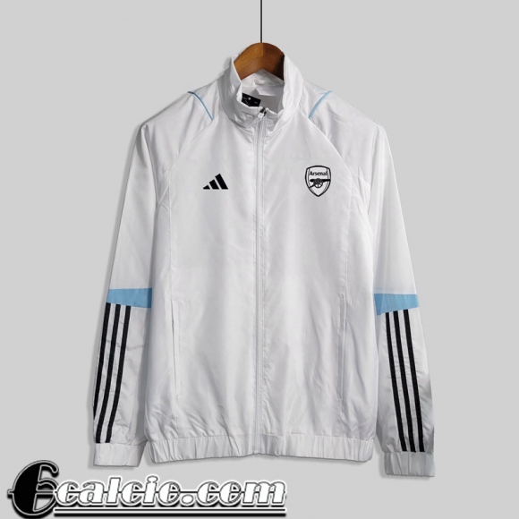 Giacca a vento Arsenal Bianco Uomo 23 24 WK379