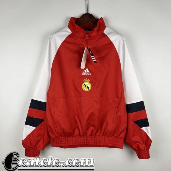 Giacca a vento Real Madrid rosso Uomo 23 24 WK395