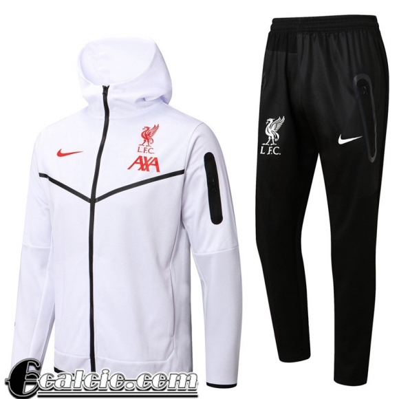 Full Zip Hoodie - Giacca Liverpool Bianco Uomo 2022 23 JK333