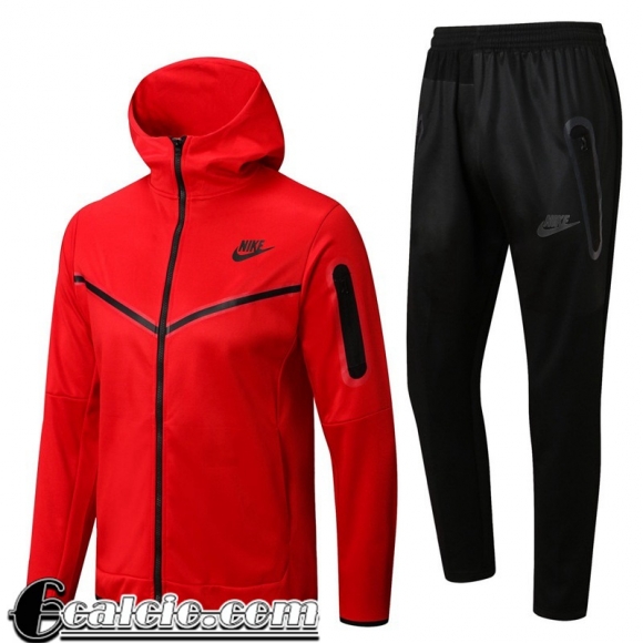 Full Zip Hoodie - Giacca Sport rosso Uomo 2022 23 JK336