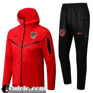 Full Zip Hoodie - Giacca Atletico Madrid rosso Uomo 2022 23 JK337