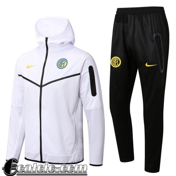 Full Zip Hoodie - Giacca Inter Milan Bianco Uomo 2022 23 JK339