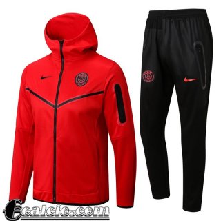 Full Zip Hoodie - Giacca PSG rosso Uomo 2022 23 JK341