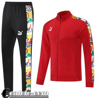 Full Zip Giacca Sport rosso Uomo 2022 23 JK366