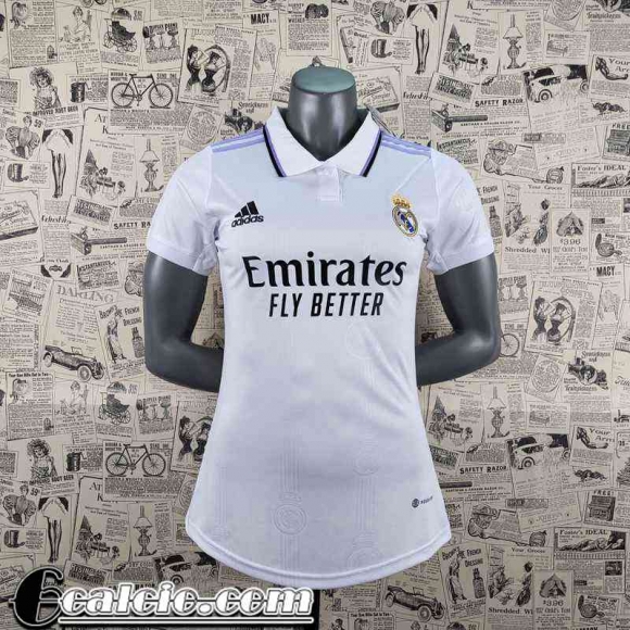 Maglia Calcio Real Madrid Prima Versione Trapelata Donna 2022 23