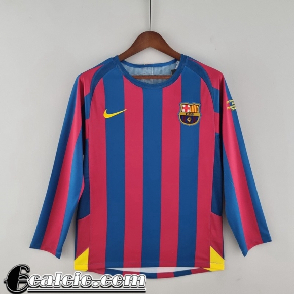 Maglia Calcio Barcelona Prima Manica lunga Uomo 05 06 FG112