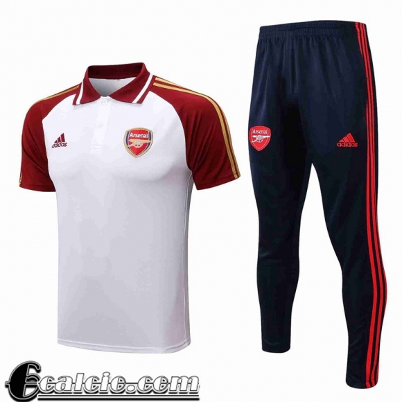 Polo Arsenal Bianco Uomo 2021 22 PL402