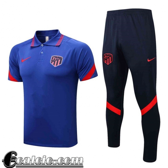 Polo Atletico Madrid blu Uomo 2021 22 PL410