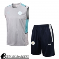 Senza maniche Manchester City grigio chiaro Uomo 2021 22 PL423