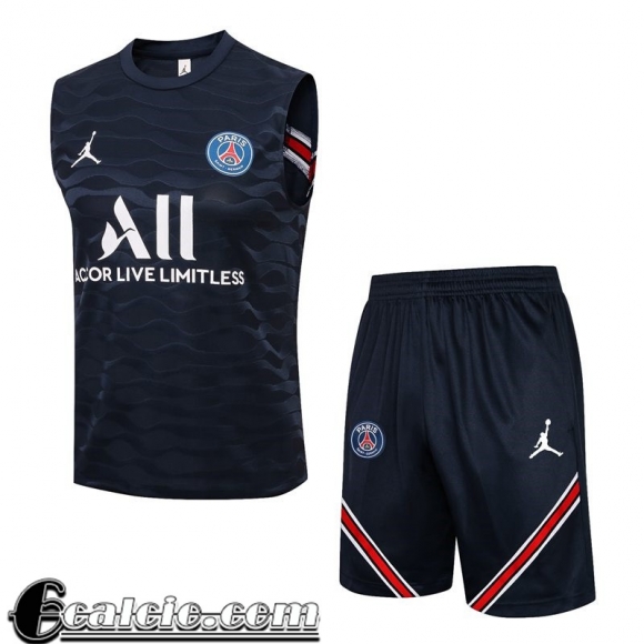 Senza maniche PSG blu navy Uomo 2021 22 PL432