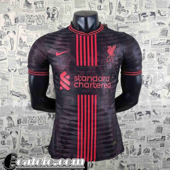 T-Shirt Liverpool Nero rosso Uomo 2022 23 PL361