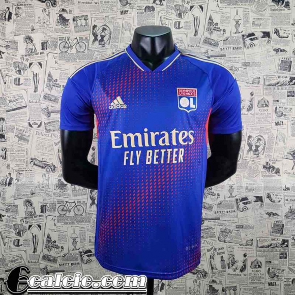 T-Shirt Olympique Lione blu Uomo 2022 23 PL390
