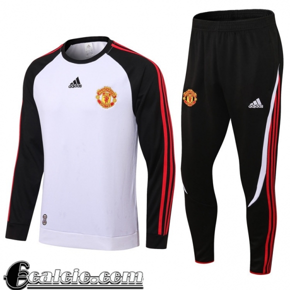 Tute Calcio Manchester United bianco nero Uomo 2022 23 TG243