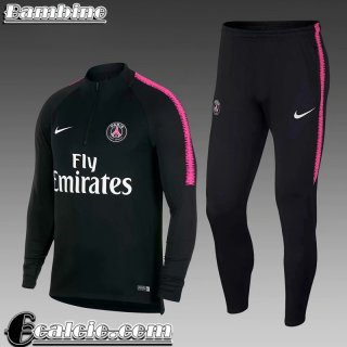 Tute Calcio PSG Nero Bambini 18 19 TK287