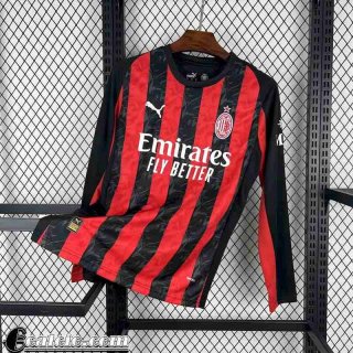 AC Milan Maglia Calcio Prima Uomo Maniche Lunghe 25-26