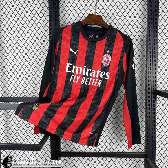 AC Milan Maglia Calcio Prima Uomo Maniche Lunghe 25-26