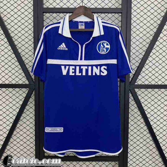 Schalke 04 Retro Maglia Calcio Prima Uomo 01 02 FG806