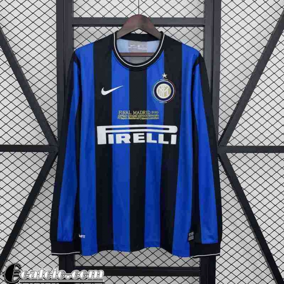 Inter milan Retro Maglia Calcio Prima Uomo 09 10 Champions League FG809