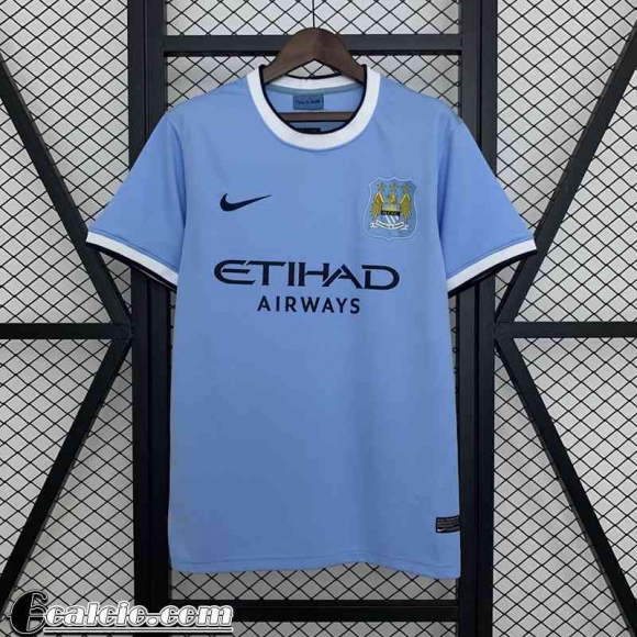 Manchester City Retro Maglia Calcio Prima Uomo 13 14 FG817