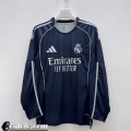 Real Madrid Maglia Calcio Seconda Uomo Maniche Lunghe 25-26