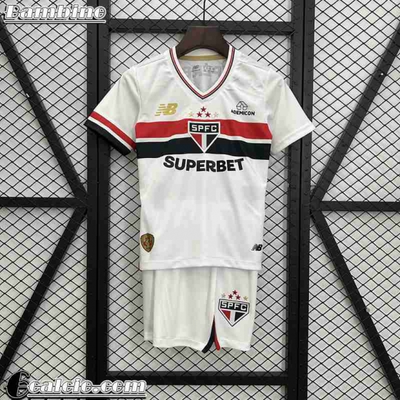 Sao Paulo Maglia Calcio Prima Bambino 25-26