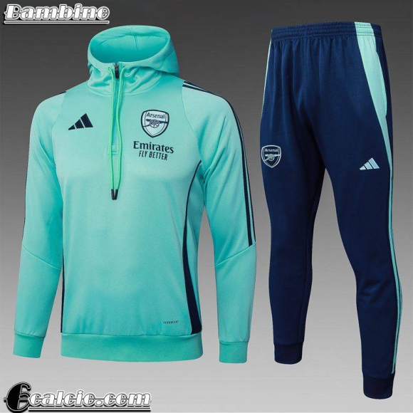 KIT: Arsenal Tute Calcio - Cappuccio Hoodie Bambino 25-26 C623