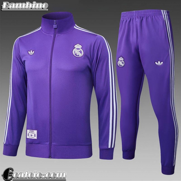 KIT: Real Madrid Full-Zip Giacca Bambino 25-26 C640