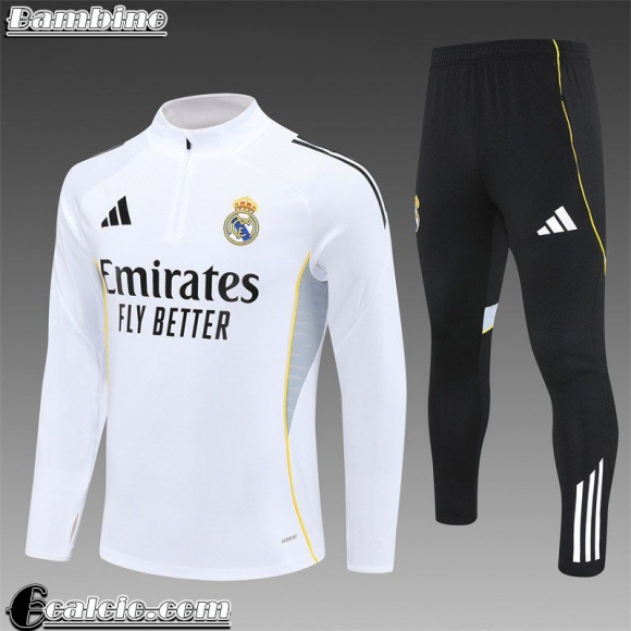 KIT: Real Madrid Tute Calcio Bambino 25-26 C643