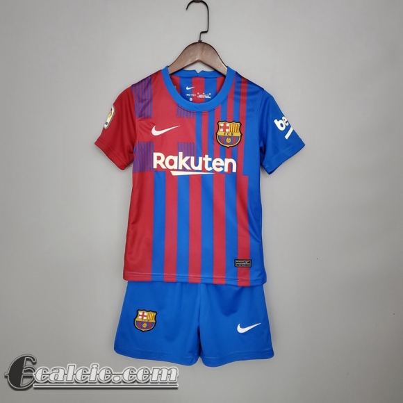 Maglia Calcio Barcelona Prima Bambini 2021 2022