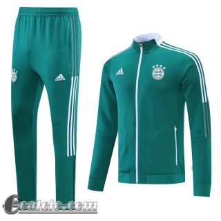 Full-Zip Giacca Bayern Monaco verde Uomo 2021 2022 JK73